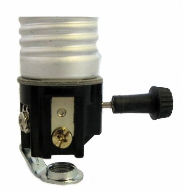 3-terminal nite-lite lamp socket with hickey     TR-49