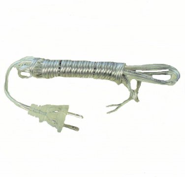 12' SILVER cord with plug   TR-1868