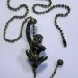 MONKEY FAN PULL CHAIN ANTIQUE BRASS    #48
