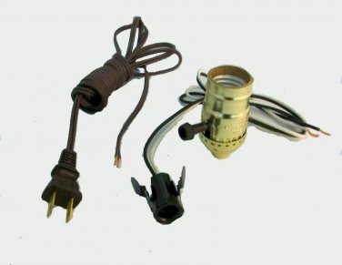 NITE-LITE LAMP KIT W/ BROWN CORD, TR-209, TR-44
