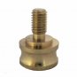 BRASS REDUCER: 3/8" THREADED HOLE/ 1/4"-27 FINIAL THREAD  TV-535