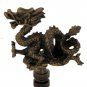 DRAGON LAMP SHADE FINIAL ANTIQUE BRASS