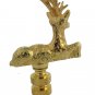 SITTING DEER  BRASS-PLATED LAMP SHADE FINIAL