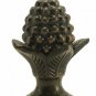 CLOSE-OUT ANTIQUE BRASS METAL PINECONE LAMP SHADE FINIAL