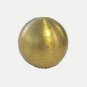 1 1/2" UNFINISHED BRASS BALL WITH 1/8 IPS THREADED HOLE     TV-375