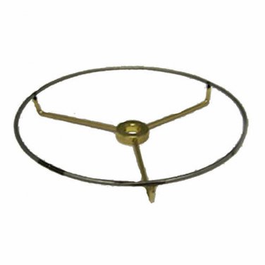6" TOP BRASS-PLATED SPIDER TO MAKE LAMP SHADE