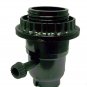Phenolic 3-way 1/4 ips lamp socket w/ screw cap *large hole*   TR-31LH