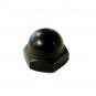 LOT OF 2 BLACK CAP  NUTS W/ 8-32 SCREW HOLE    TV-580