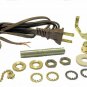 LAMP PART KITS: 8' BROWN CORD, OFF/ON BROWN PULL-CHAIN SOCKET TD-396PCBROWN
