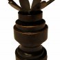 LOT OF10 BRONZE 6-PRONG FINIAL BASES WITH SUBTLE COPPER ACCENTS- DIY:  TV-1376BT
