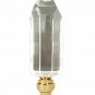 ACRYLIC OCTAGON LAMP SHADE FINIAL WITH BRASS SWIVEL BASE #49