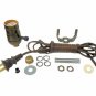 Lot of 25...ANTIQUE BRASS-PL LAMP KITS: OFF/ON SOCKETS, 8' BROWN CORD  TD-396XAB