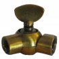 180 DEGREE ANTIQUE BRASS SWIVEL  1/8M x 1/8F   TV-699
