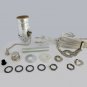 SILVER LAMP KITS- OFF/ON PULL-CHAIN, 8' SILVER CORD, NECK  TD-397PC