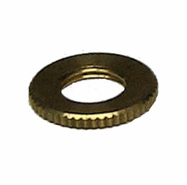 Brass 3/4"  knurled lock nuts TV-10