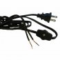 8' BLACK CORD W/LINE SWITCH   TR-2854