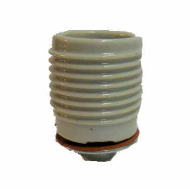 Lamp parts:threaded porcelain socket & bottom cap with 1/4 IPS hole TR-95