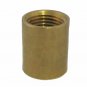 Lamp parts:  brass coupling 3/8" hole x 3/8"  hole  TV-80