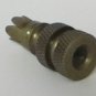 SOLID ANTIQUE BRASS-PLATED 6-PRONG FINIAL BASES - MAKE YOUR OWN TV-1376AB