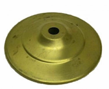 7 1/2" Unfinished solid brass vase cap          TH-59