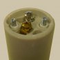 Porcelain keyless lamp socket w/ 1/4 IPS hole   TR-76