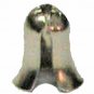 Lot of 10 NICKEL bells for ball chain  TR-721