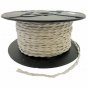 WHITE TWISTED RAYON WIRE- 18 GAUGE 2-WIRE VINTAGE-STYLE $1.85 A FT