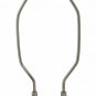 SILVER LAMP KIT: PUSH-THRU SOCKET, SILVER CORD, 7" HARP TD-397PUSH