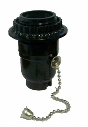 Phenolic off/on pull-chain socket w/screw cap large hole 1/4 IPS  TR-31PCSLH