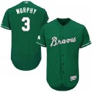 Men's Majestic Atlanta Braves #3 Dale Murphy Green Celtic Flexbase MLB Jersey
