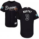 Men's Majestic Atlanta Braves #3 Dale Murphy Navy Blue Alternate Flex Base  MLB Jersey