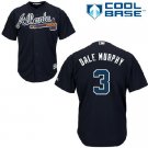 Men's Majestic Atlanta Braves #3 Dale Murphy Replica Blue Alternate Road Cool Base MLB Jersey