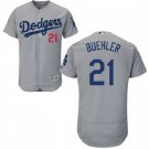 Angeles Dodgers 21 Walker Buehler Grey Road Authentic Elite FlexBase MLB BaseBall Jerseys