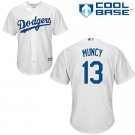Dodgers #13 Max Muncy Replica White Home Cool Base Baseball Jersey