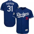 Dodgers #31 Joc Pederson Authentic Royal Blue Alternate 2017 World Series Bound Flex Base MLB Jersey