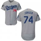 Dodgers 74 Kenley Jansen Gray Grey Grey Alternate Elite FlexBase  MLB BaseBall Jerseys
