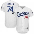 Dodgers 74 Kenley Jansen White Home Elite FlexBase Jerseys