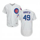 Chicago Cubs 49 Jake Arrieta Official White Authentic Men's Jersey