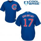 Men's Chicago Cubs 17 Kris Bryant Replica Royal Blue   Baseball Jersey