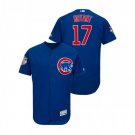 Men's Chicago Cubs 17 Kris Bryant Royal Blue   Baseball Jersey