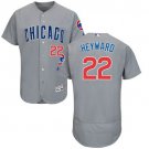 Men's Chicago Cubs 22 Jason Heyward Grey   Baseball Jersey