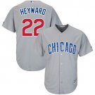 Men's Chicago Cubs 22 Jason Heyward Replica Grey  Baseball Jersey