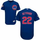 Men's Chicago Cubs 22 Jason Heyward Royal Blue  Baseball Jersey