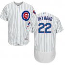 Men's Chicago Cubs 22 Jason Heyward White   Baseball Jersey