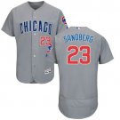 Men's Chicago Cubs 23 Ryne Sandberg Grey   Baseball Jersey