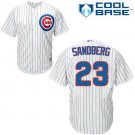Men's Chicago Cubs 23 Ryne Sandberg Replica White   Baseball Jersey