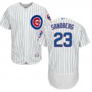 Men's Chicago Cubs 23 Ryne Sandberg White  Baseball Jersey