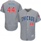 Men's Chicago Cubs 44 Anthony Rizzo Grey  Baseball Jersey