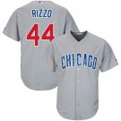 Men's Chicago Cubs 44 Anthony Rizzo Replica Grey Road Cool Base Baseball Jersey