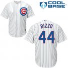 Men's Chicago Cubs 44 Anthony Rizzo Replica White   Baseball Jersey